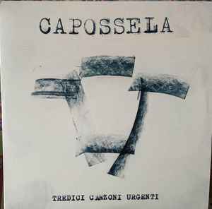 Vinicio Capossela - Tredici Canzoni Urgenti