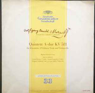 Wolfgang Amadeus Mozart – Reginald Kell, The Fine Arts Quartet, Leonard Sorkin / Joseph Stepansky / Sheppard Lehnhoff / George Sopkin - Quintett A-Dur KV 581 Für Klarinette, 2 Violinen, Viola Und Violoncello