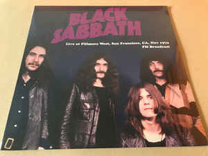 Black Sabbath - Live at Fillmore West, San Francisco, CA, Nov 1970