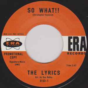 The Lyrics - So What!!