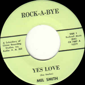 Melvin Smith / Peter Roberts  & Sid Ramin With The Cliff Dwellers - Yes Love / The Ho-Ho- Laughing Monster