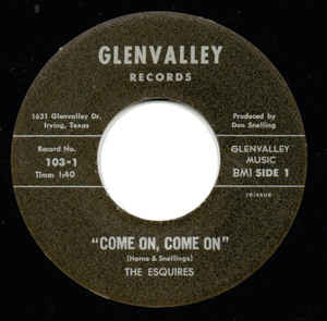The Esquires - Come On, Come On