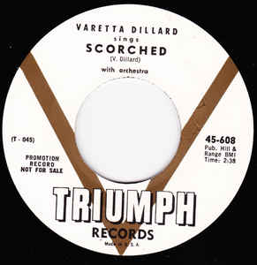 Varetta Dillard - Scorched / Good Gravy Baby