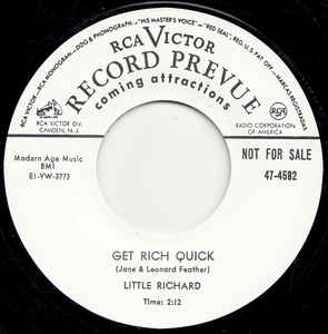 Little Richard - Get Rich Quick / Thinkin' 'Bout My Mother